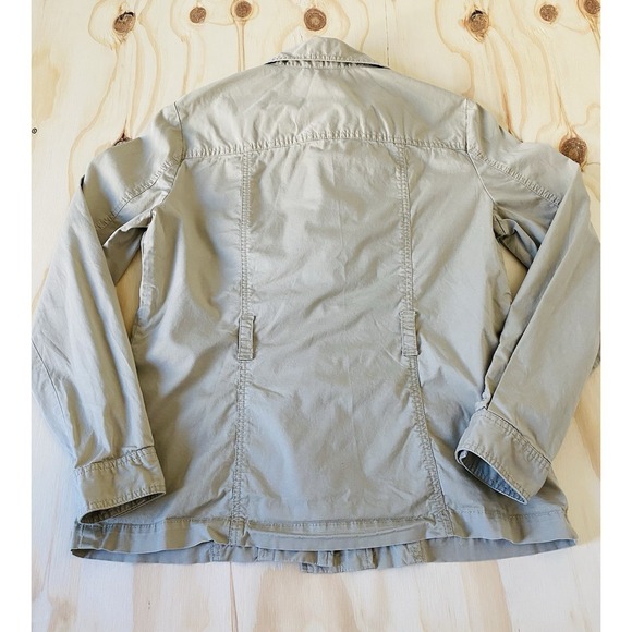 Gap Womens Beige/Khaki Utility/Safari Jacket Sz Medium Utility Chic Gorpcore - Picture 3 of 10